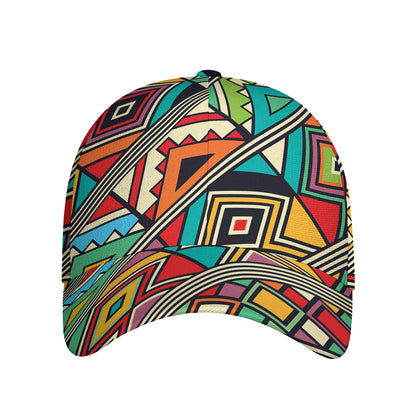 Retro African Ethnic Tribal Print Baseball Cap