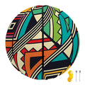 Retro African Ethnic Tribal Print Basketball