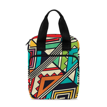 Retro African Ethnic Tribal Print Bible Tote Bag