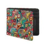 Retro African Ethnic Tribal Print Bifold Wallet