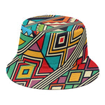 Retro African Ethnic Tribal Print Bucket Hat