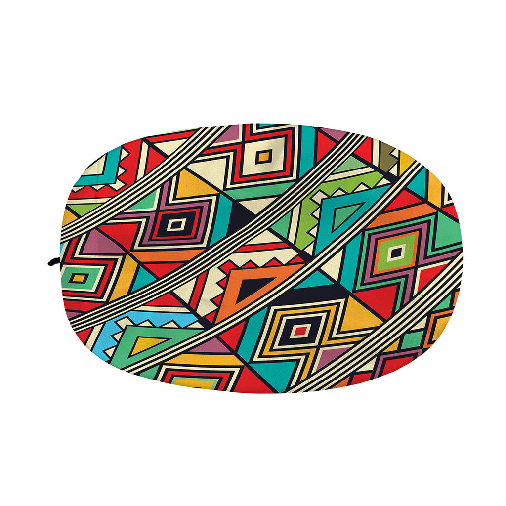 Retro African Ethnic Tribal Print Car Side Mirror Covers