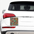 Retro African Ethnic Tribal Print Car Sticker