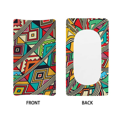 Retro African Ethnic Tribal Print Changing Pad Cover