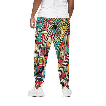 Retro African Ethnic Tribal Print Cotton Pants