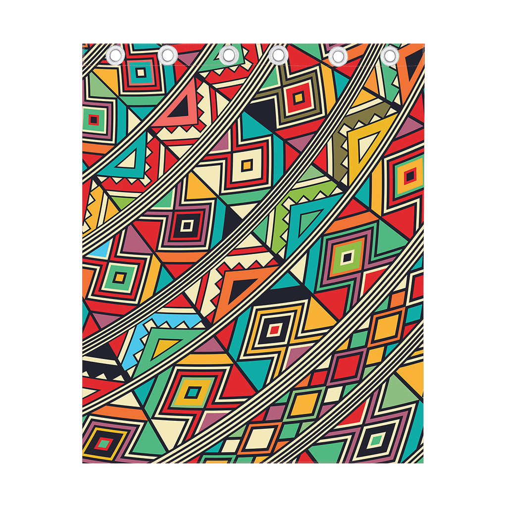 Retro African Ethnic Tribal Print Curtain