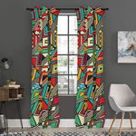 Retro African Ethnic Tribal Print Curtain