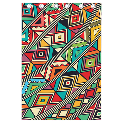 Retro African Ethnic Tribal Print Curtain
