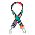 Retro African Ethnic Tribal Print Dog Seat Belt