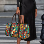 Retro African Ethnic Tribal Print Duffle Bag