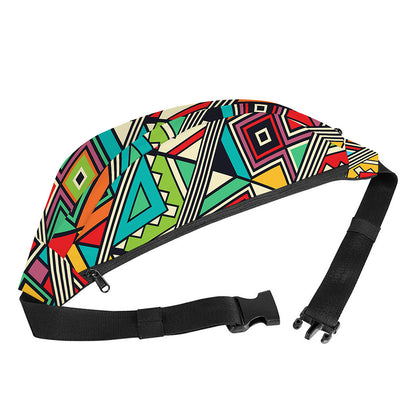 Retro African Ethnic Tribal Print Fanny Pack