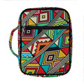 Retro African Ethnic Tribal Print Front Pocket Bible Bag