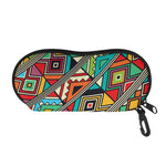 Retro African Ethnic Tribal Print Glasses Case