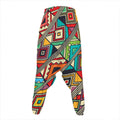 Retro African Ethnic Tribal Print Hammer Pants