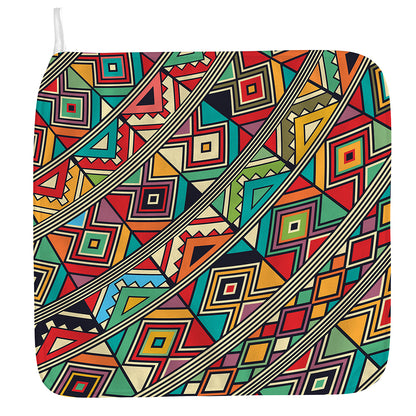 Retro African Ethnic Tribal Print Hand Towel