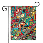 Retro African Ethnic Tribal Print House Flag