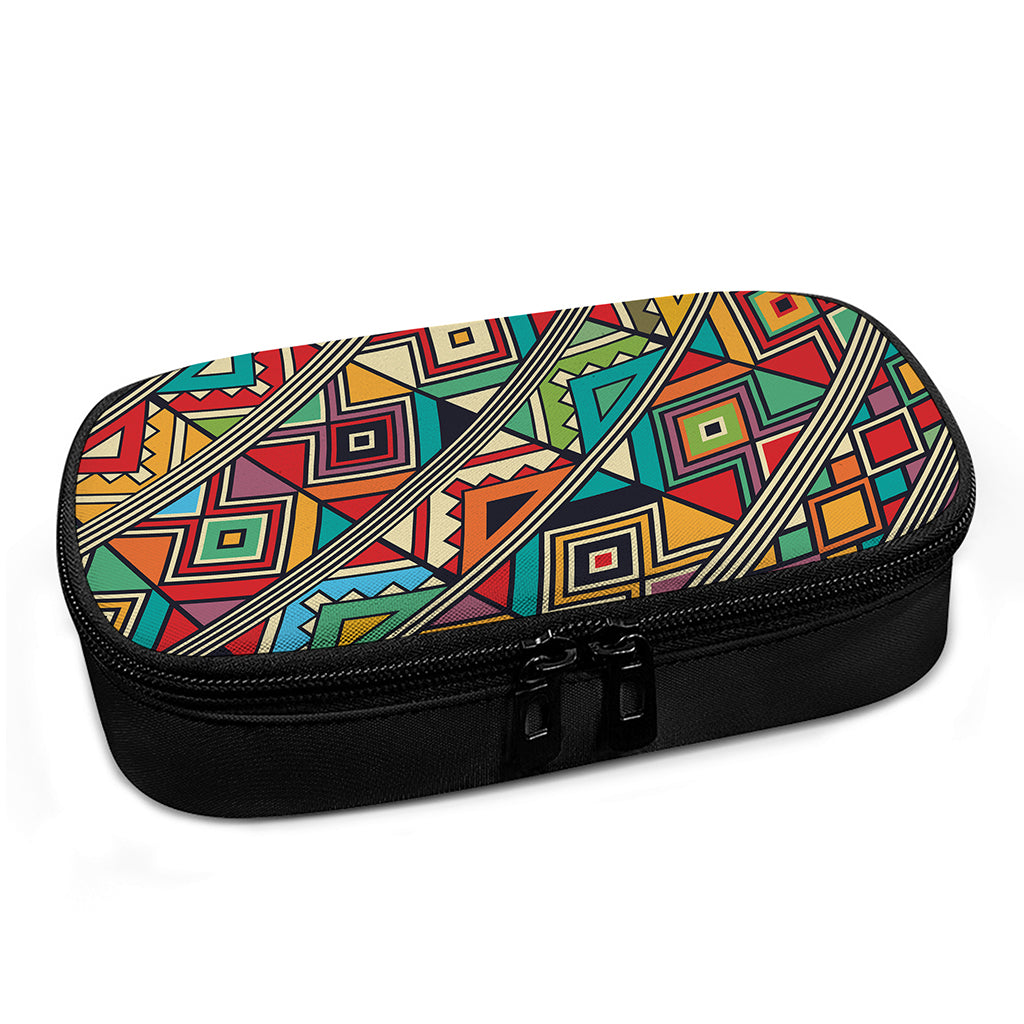 Retro African Ethnic Tribal Print Insulin Cooler Travel Case