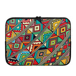 Retro African Ethnic Tribal Print Laptop Sleeve