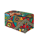 Retro African Ethnic Tribal Print Leather Tissue Box Cover