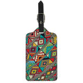 Retro African Ethnic Tribal Print Luggage Tag