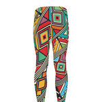 Retro African Ethnic Tribal Print Men's leggings