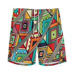 Retro African Ethnic Tribal Print Men's Sports Shorts