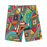Retro African Ethnic Tribal Print Men's Sports Shorts