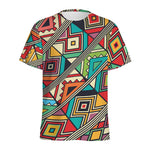 Retro African Ethnic Tribal Print Men's Sports T-Shirt