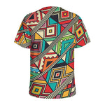 Retro African Ethnic Tribal Print Men's Sports T-Shirt