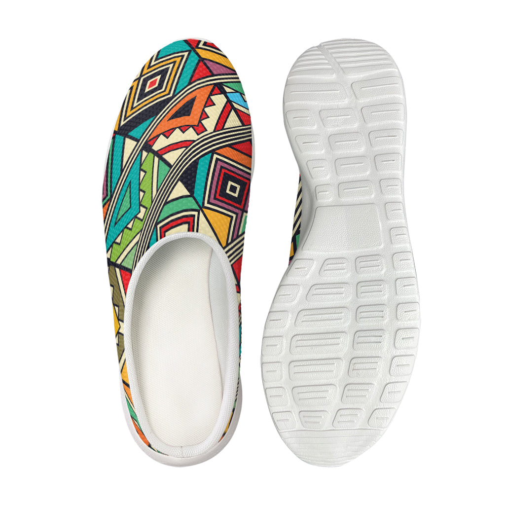 Retro African Ethnic Tribal Print Mesh Casual Shoes