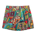 Retro African Ethnic Tribal Print Mesh Shorts