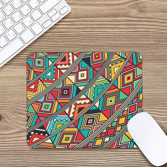 Retro African Ethnic Tribal Print Mouse Pad