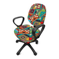 Retro African Ethnic Tribal Print Office Chair Cover