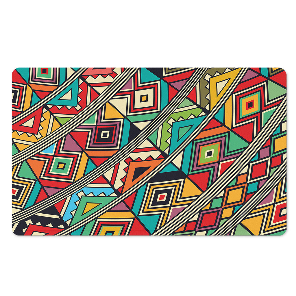Retro African Ethnic Tribal Print Polyester Doormat