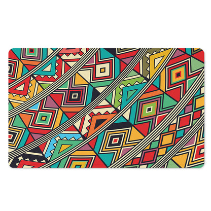 Retro African Ethnic Tribal Print Polyester Doormat