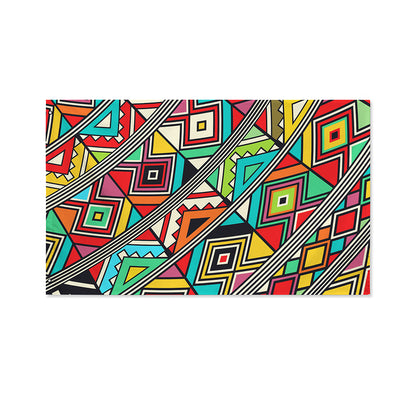 Retro African Ethnic Tribal Print Polyester Flag
