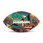 Retro African Ethnic Tribal Print Rugby Ball