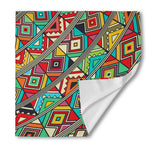Retro African Ethnic Tribal Print Silk Bandana