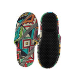 Retro African Ethnic Tribal Print Slippers