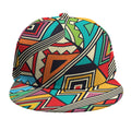 Retro African Ethnic Tribal Print Snapback Cap