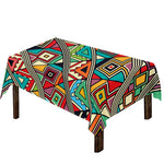 Retro African Ethnic Tribal Print Tablecloth