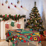 Retro African Ethnic Tribal Print Tablecloth