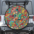 Retro African Ethnic Tribal Print Tire Cover