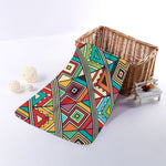 Retro African Ethnic Tribal Print Towel