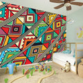 Retro African Ethnic Tribal Print Wall Sticker
