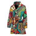 Retro African Ethnic Tribal Print Women's Bathrobe