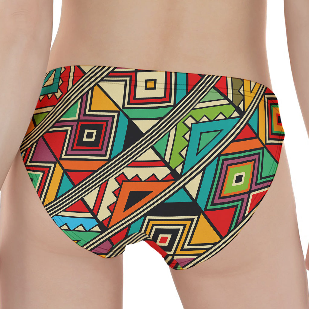 Retro African Ethnic Tribal Print Women's Panties