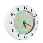 Retro Air Balloon Pattern Print Alarm Clock