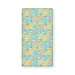 Retro Air Balloon Pattern Print Baby Crib Sheet