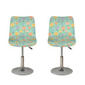 Retro Air Balloon Pattern Print Bar Stool Covers